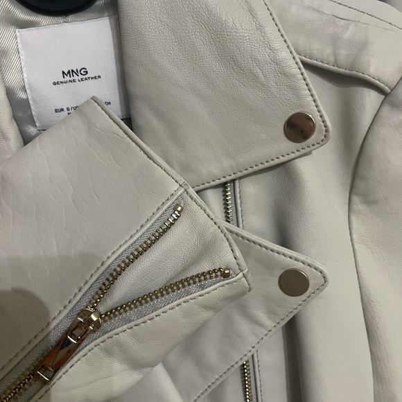 Mango leather jacket - Picture 5 of 7